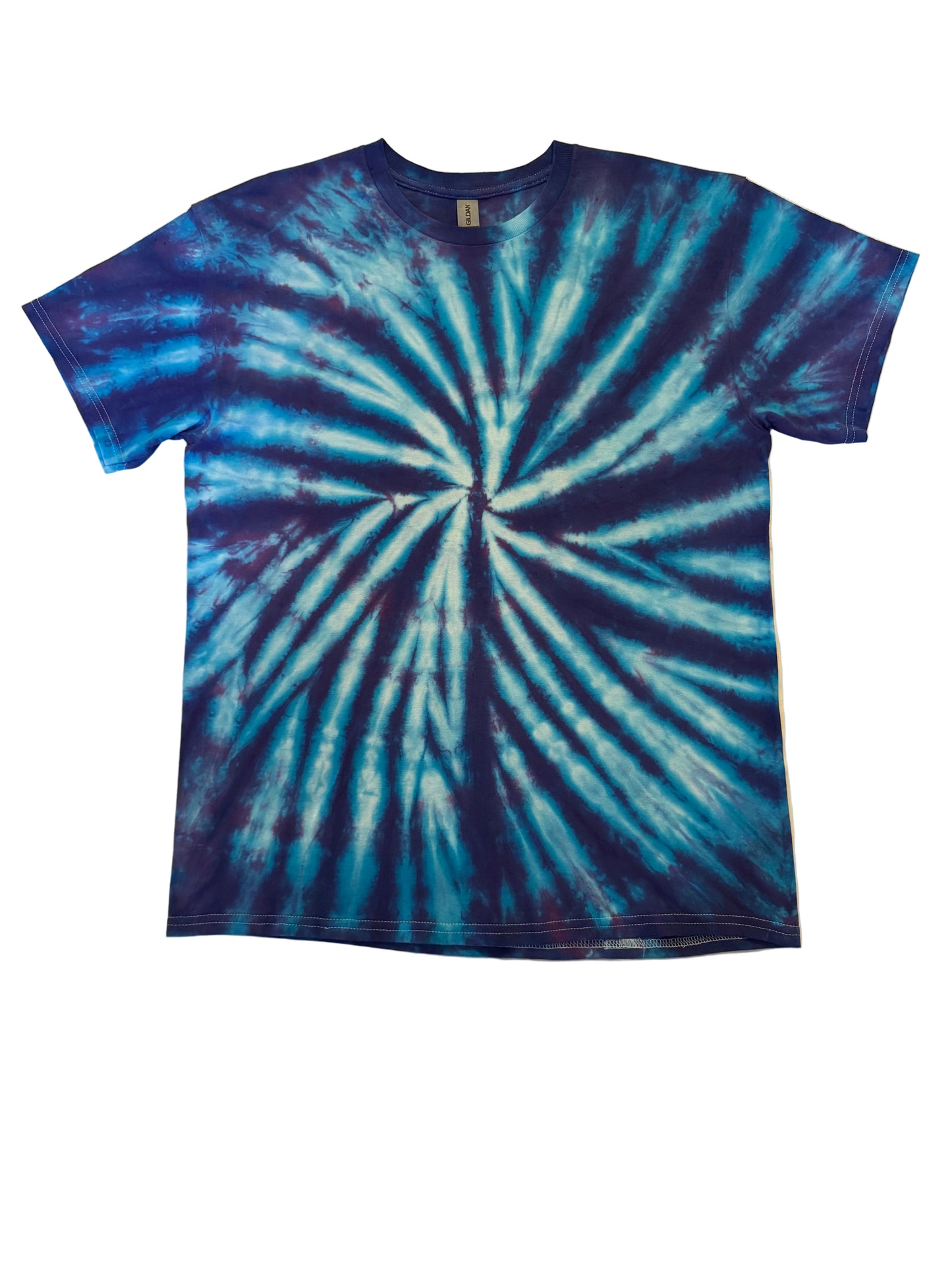 Mixed Blue Spiral T-Shirt - Adults