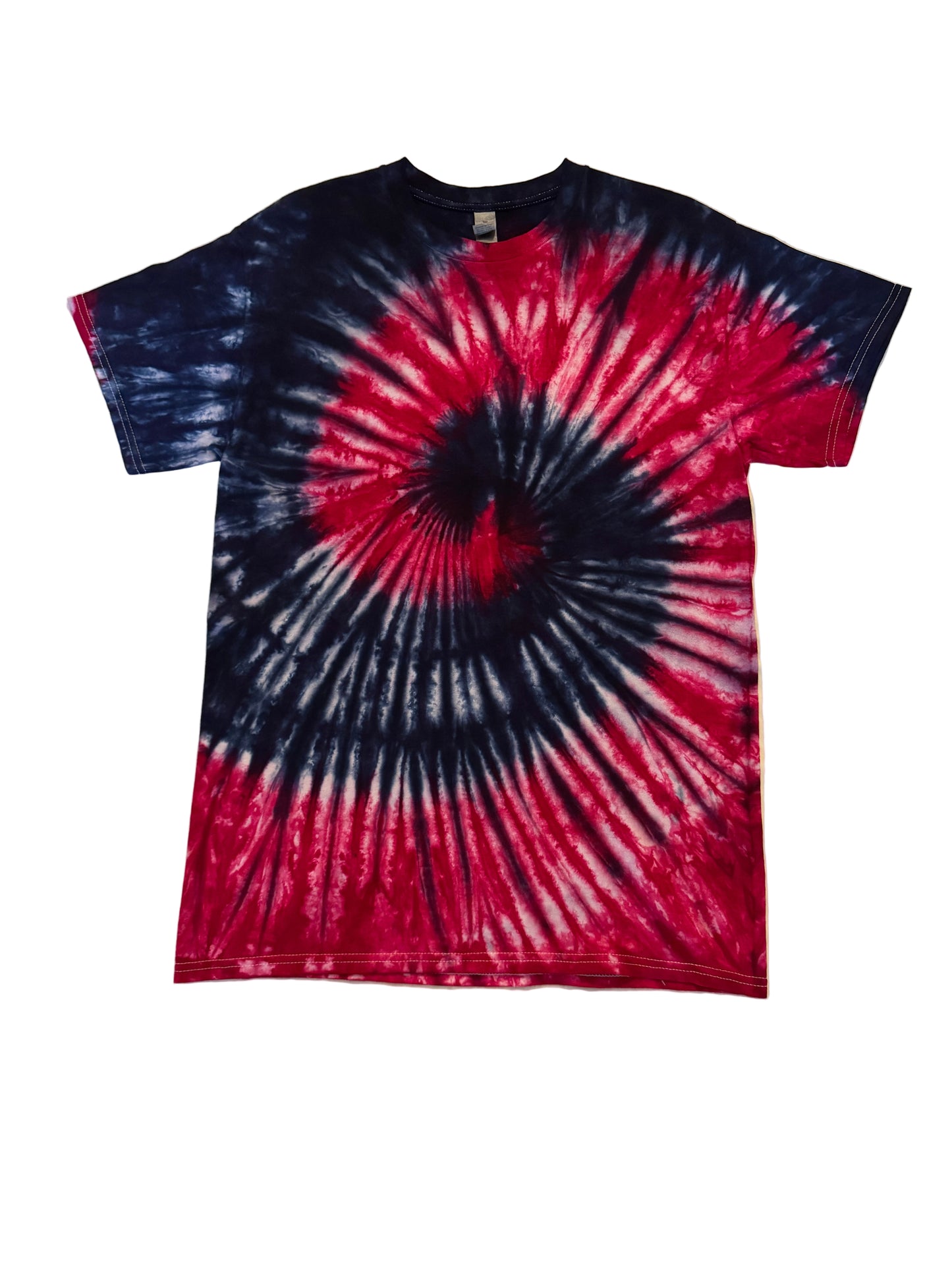 Black and Red Spiral T-Shirt - Adults