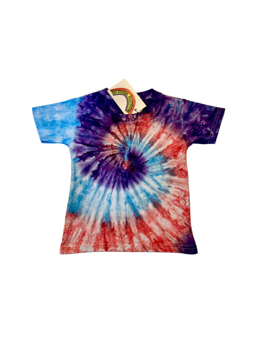 Kids Purple/Pink/Blue Spiral T-shirt