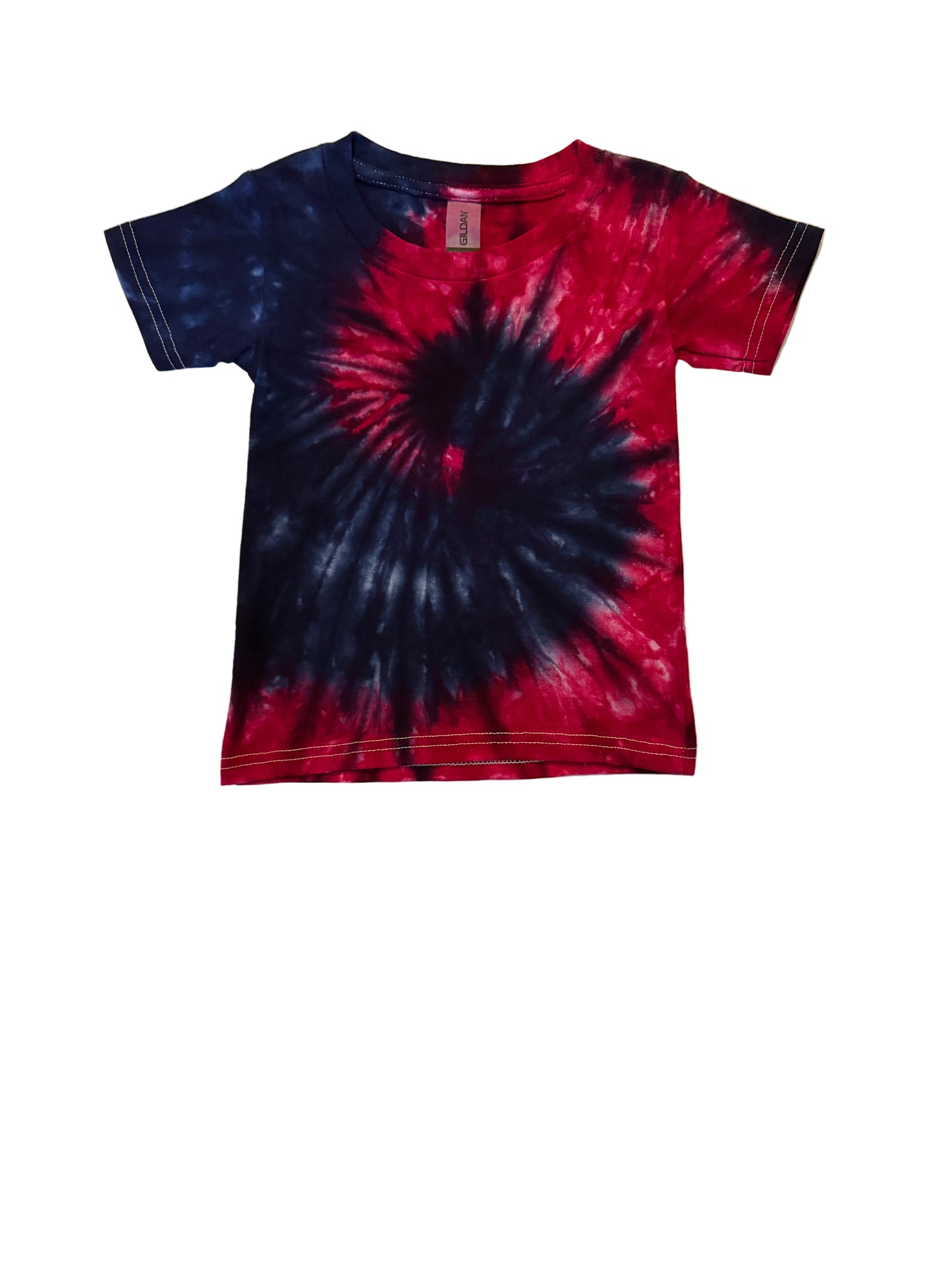 Kids Black/Red Spiral T-shirt